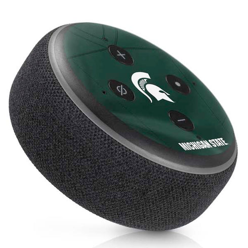 Michigan State University Green Jersey Amazon Echo Dot Skin