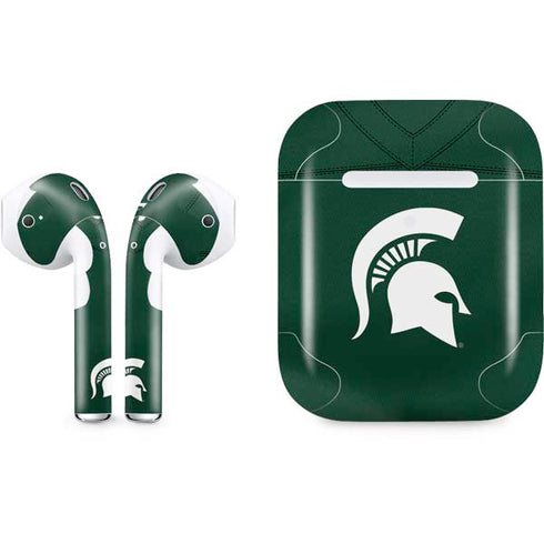 Michigan State University Green Jersey Apple AirPods 2 Skin