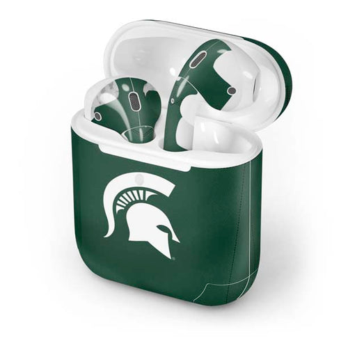 Michigan State University Green Jersey Apple AirPods 2 Skin