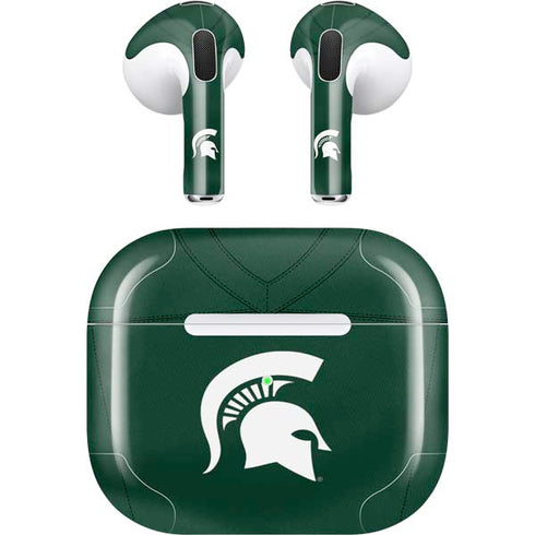 Michigan State University Green Jersey Apple AirPods (3rd Gen 2021) Skin
