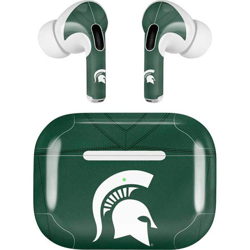 Michigan State University Green Jersey Apple AirPods Pro Skin