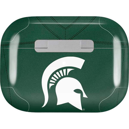 Michigan State University Green Jersey Apple AirPods Pro Skin