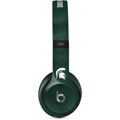 Michigan State University Green Jersey Beats Solo 2 Wired Skin