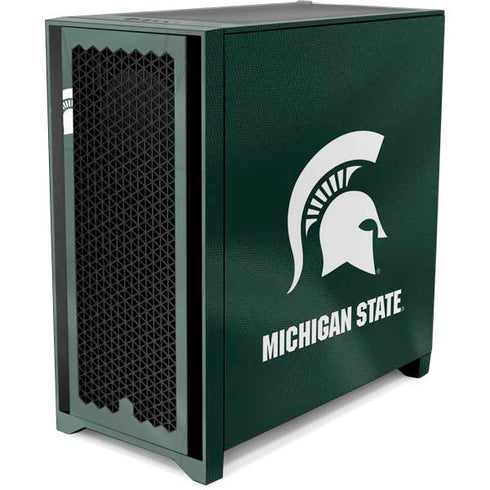 Michigan State University Green Jersey Corsair 4000D Tempered Glass Mid-Tower ATX Case Skin