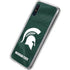 Michigan State University Green Jersey Galaxy A10e Clear Case