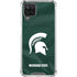 Michigan State University Green Jersey Galaxy A12 Clear Case