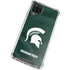 Michigan State University Green Jersey Galaxy A12 Clear Case