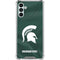 Michigan State University Green Jersey Galaxy A13 5G Clear Case