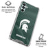 Michigan State University Green Jersey Galaxy A13 5G Clear Case