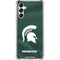 Michigan State University Green Jersey Galaxy A14 5G Clear Case