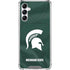 Michigan State University Green Jersey Galaxy A14 5G Clear Case