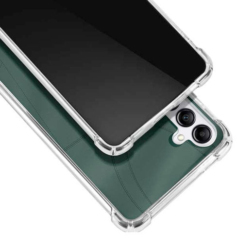 Michigan State University Green Jersey Galaxy A14 5G Clear Case