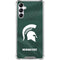 Michigan State University Green Jersey Galaxy A15 5G Clear Case