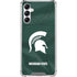 Michigan State University Green Jersey Galaxy A15 5G Clear Case