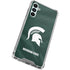 Michigan State University Green Jersey Galaxy A15 5G Clear Case