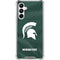 Michigan State University Green Jersey Galaxy A16 5G Clear Case