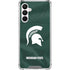 Michigan State University Green Jersey Galaxy A16 5G Clear Case