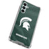 Michigan State University Green Jersey Galaxy A16 5G Clear Case
