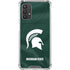 Michigan State University Green Jersey Galaxy A32 5G Clear Case