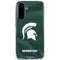 Michigan State University Green Jersey Galaxy A36 5G Clear Case