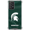 Michigan State University Green Jersey Galaxy A52 5G Clear Case