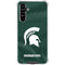 Michigan State University Green Jersey Galaxy A54 5G Clear Case