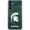 Michigan State University Green Jersey Galaxy A55 5G Clear Case