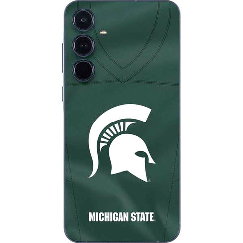 Michigan State University Green Jersey Galaxy A55 5G Skin