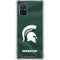Michigan State University Green Jersey Galaxy A71 5G Clear Case