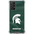 Michigan State University Green Jersey Galaxy A72 5G Clear Case
