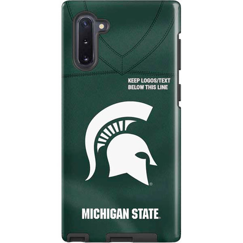 Michigan State University Green Jersey Galaxy Note 10 Pro Case
