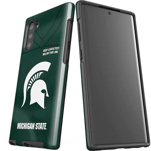 Michigan State University Green Jersey Galaxy Note 10 Pro Case