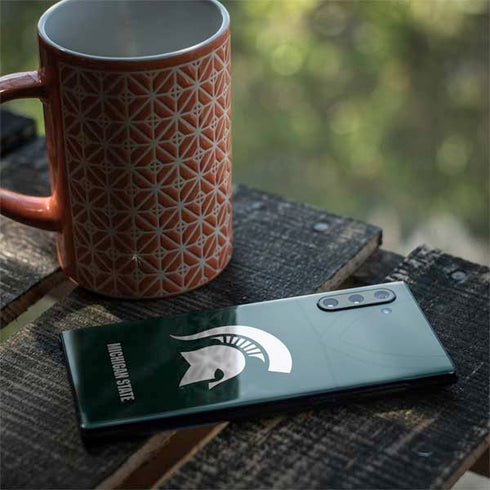 Michigan State University Green Jersey Galaxy Note 10 Skin