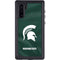 Michigan State University Green Jersey Galaxy Note 10 Waterproof Case