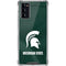 Michigan State University Green Jersey Galaxy Note20 5G Clear Case