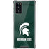 Michigan State University Green Jersey Galaxy Note20 5G Clear Case
