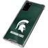 Michigan State University Green Jersey Galaxy Note20 5G Clear Case