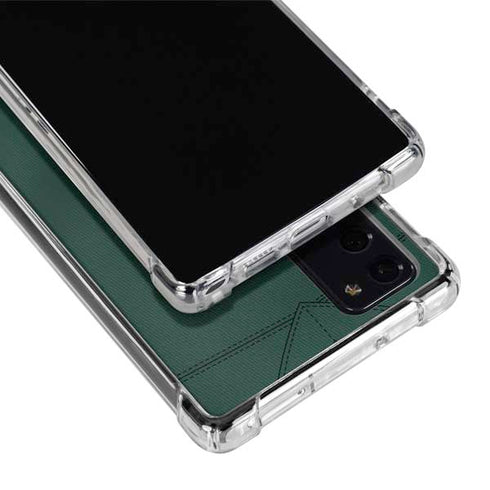 Michigan State University Green Jersey Galaxy Note20 5G Clear Case
