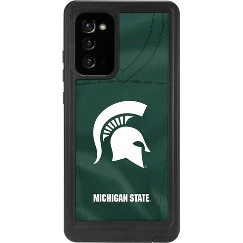 Michigan State University Green Jersey Galaxy Note20 5G Waterproof Case