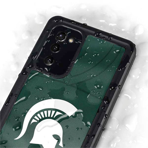 Michigan State University Green Jersey Galaxy Note20 5G Waterproof Case