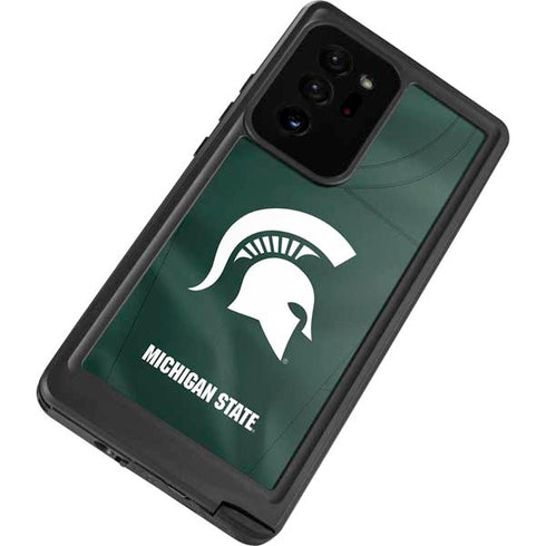 Michigan State University Green Jersey Galaxy Note20 Ultra 5G Waterproof Case