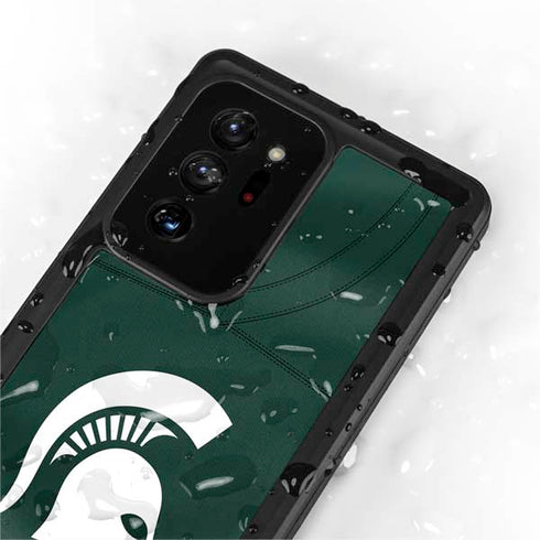 Michigan State University Green Jersey Galaxy Note20 Ultra 5G Waterproof Case