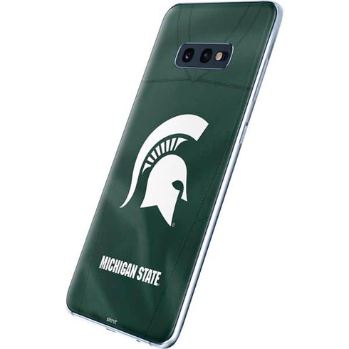 Michigan State University Green Jersey Galaxy S10e Skin