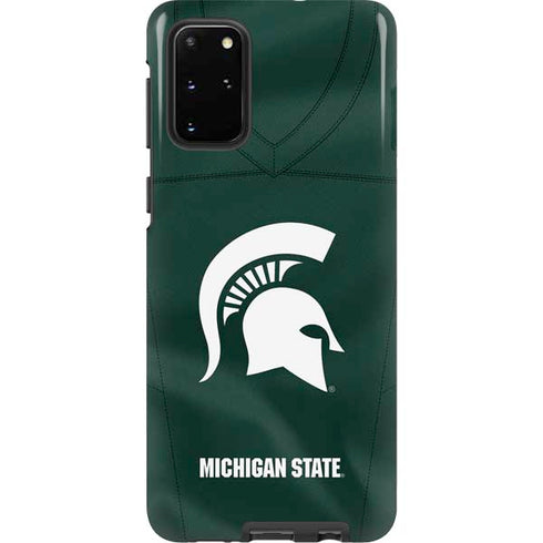 Michigan State University Green Jersey Galaxy S20 Plus Pro Case