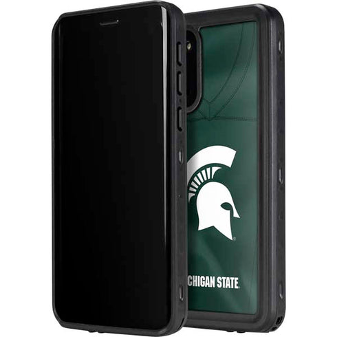 Michigan State University Green Jersey Galaxy S20 Plus Waterproof Case