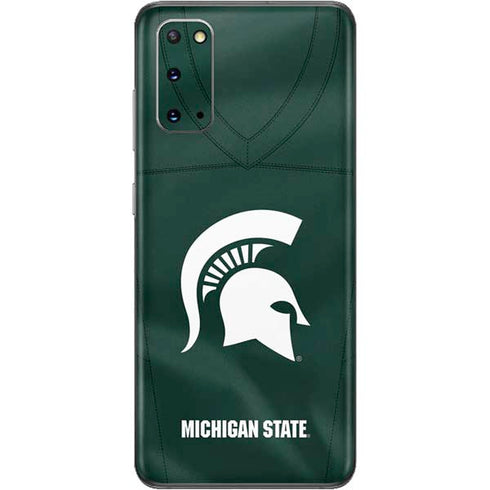 Michigan State University Green Jersey Galaxy S20 Skin