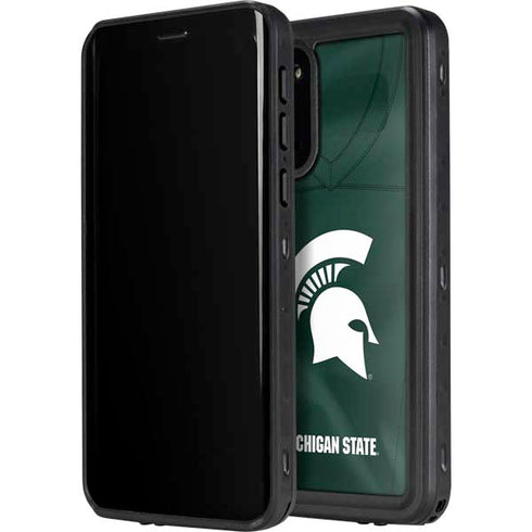 Michigan State University Green Jersey Galaxy S20 Waterproof Case
