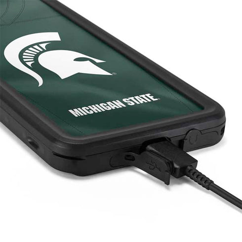 Michigan State University Green Jersey Galaxy S20 Waterproof Case