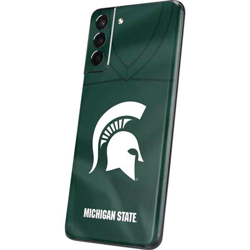 Michigan State University Green Jersey Galaxy S21 5G Skin