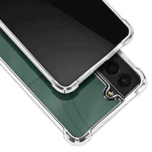 Michigan State University Green Jersey Galaxy S21 Plus 5G Clear Case